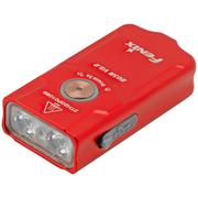 Fenix E03R V2.0 Rose Red keychain flashlight, 500 lumens