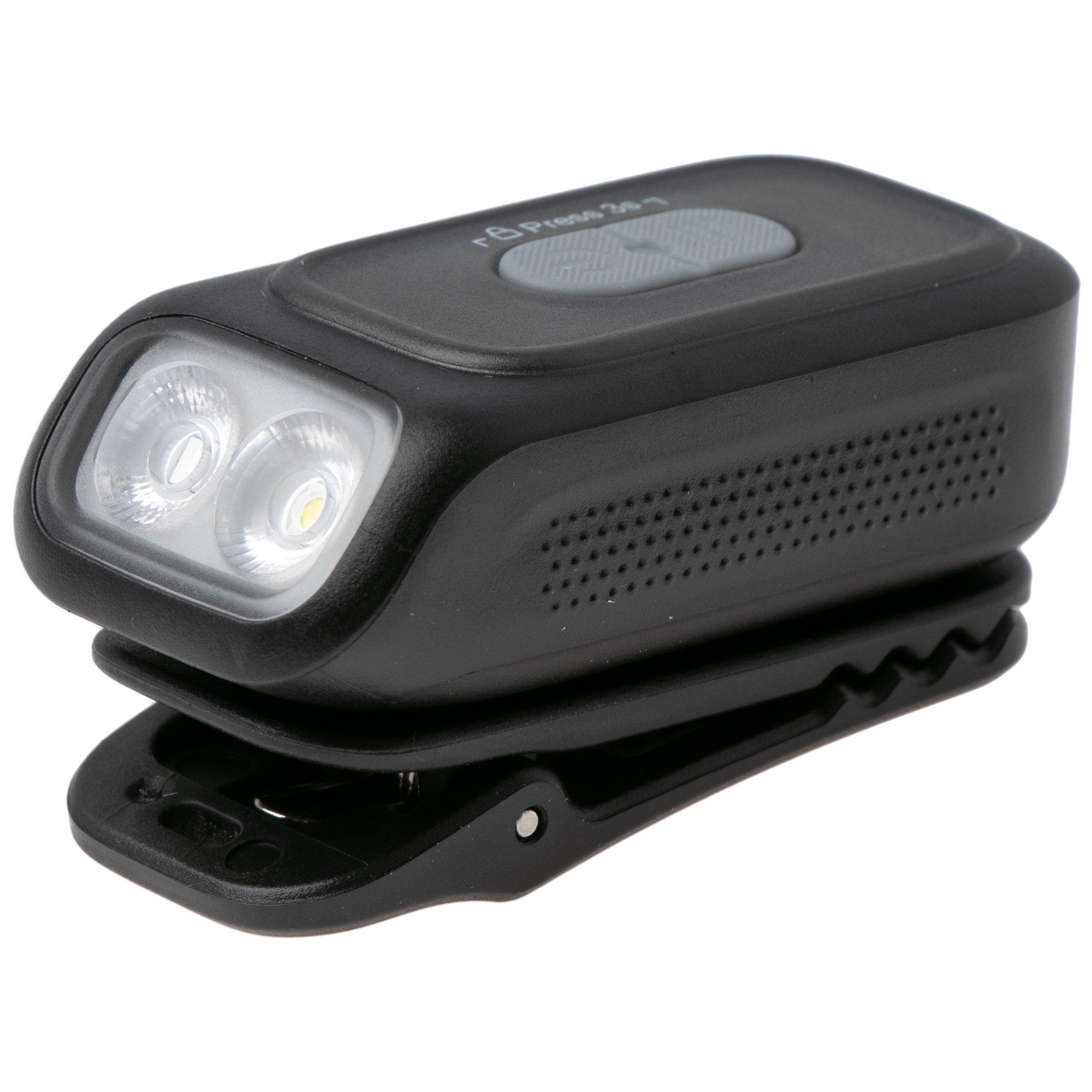Fenix E04R 360 Rotatable Clip EDC Flashlight black, 300 lumens