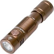 Fenix E05R rechargeable keychain flashlight, brown
