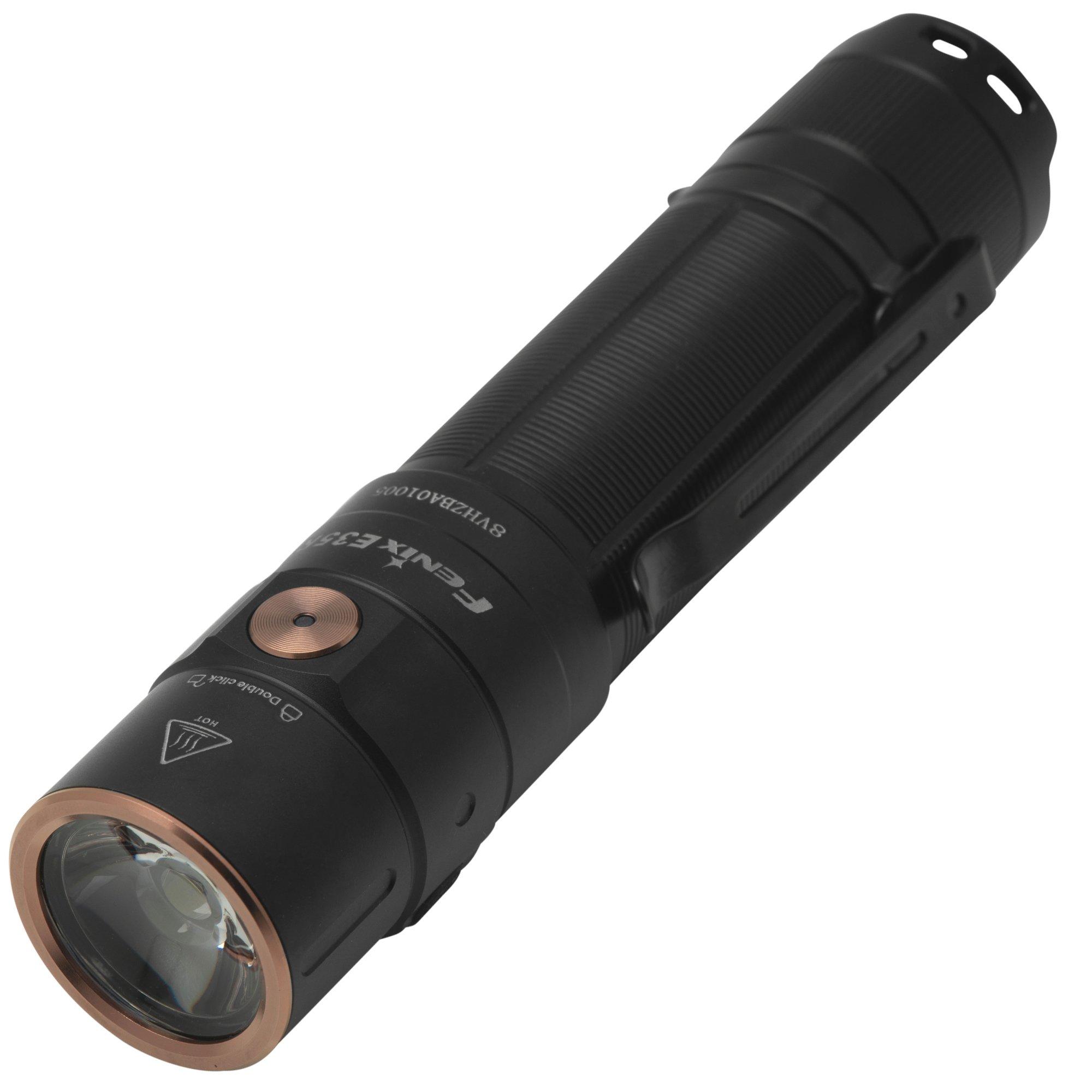 fenix flashlight e35 V3.0  3000 Lumen USB-C Rechargeable EDC with full Obnoxiously bright, this flashlight is