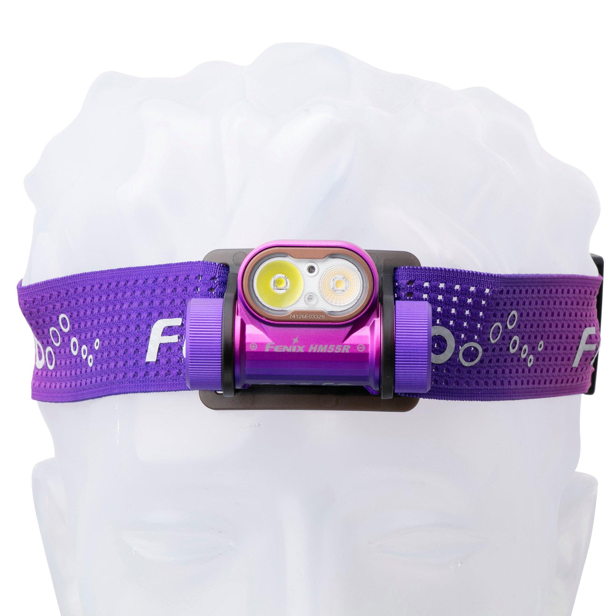 Fenix HM55R lampe frontale rechargeable, 1200 lumens, Nebula