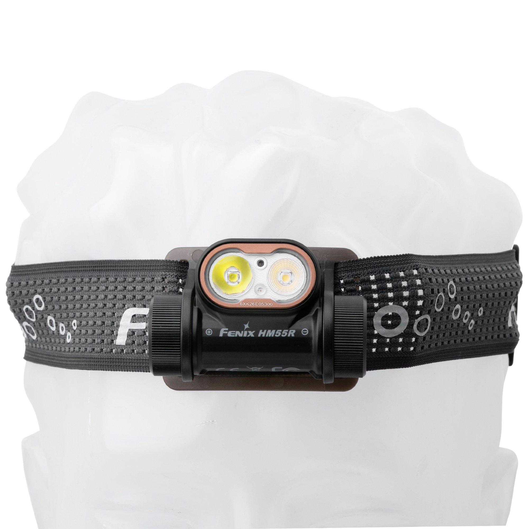 Fenix HM55R lampe frontale rechargeable, 1200 lumens, Black