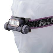 Fenix HM65R-T V2.0 Dark Purple, lampe frontale rechargeable, 1600 lumens