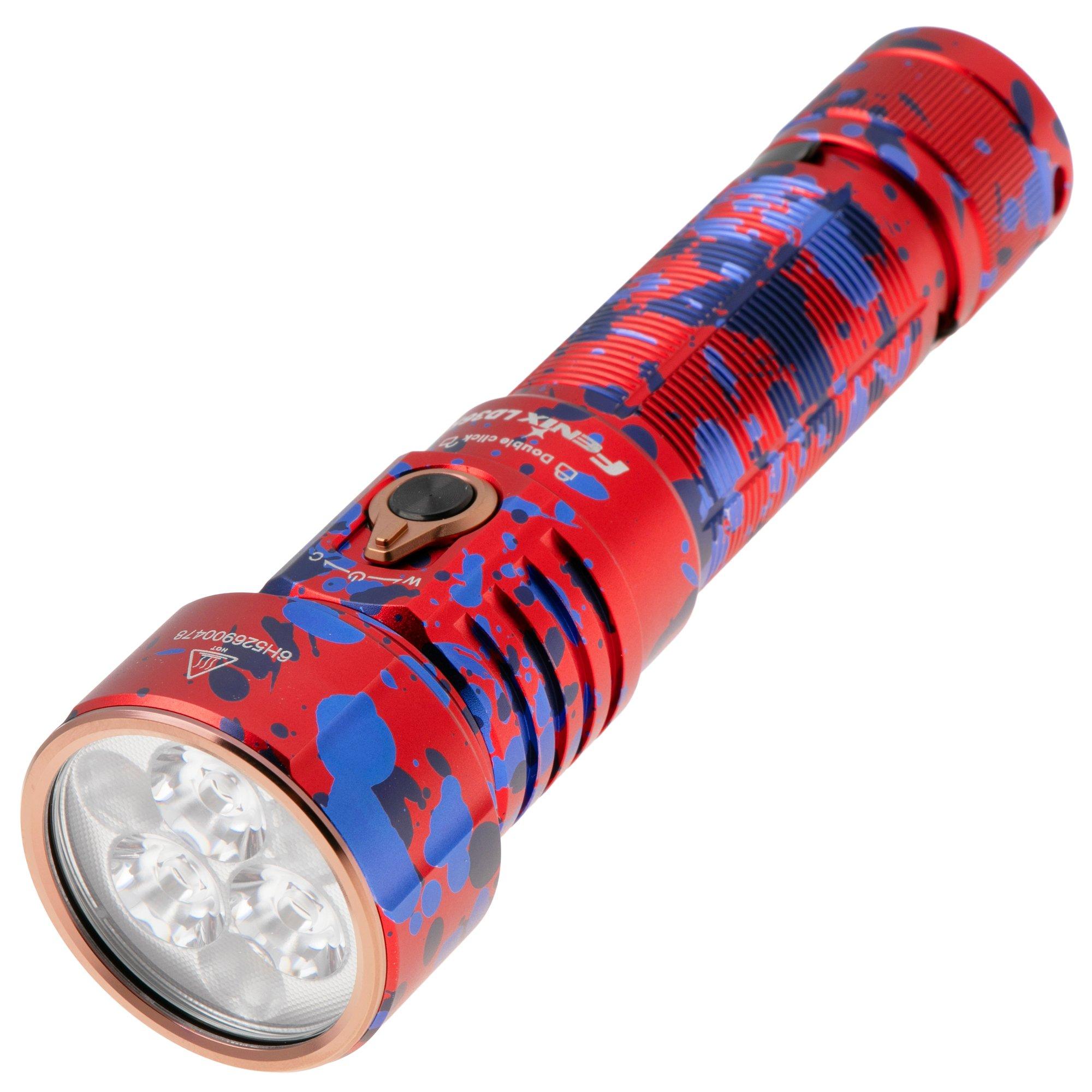 Fenix LD36R Flame Camo rechargeable flashlight, 3600 lumens