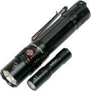 Fenix PD36R aufladbare LED-Taschenlampe + E01 V2.0 Schlüsselbundlampe