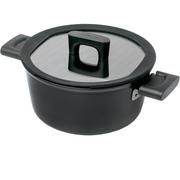 Fiskars Hard Face casserole 3,5L, 22cm avec couvercle