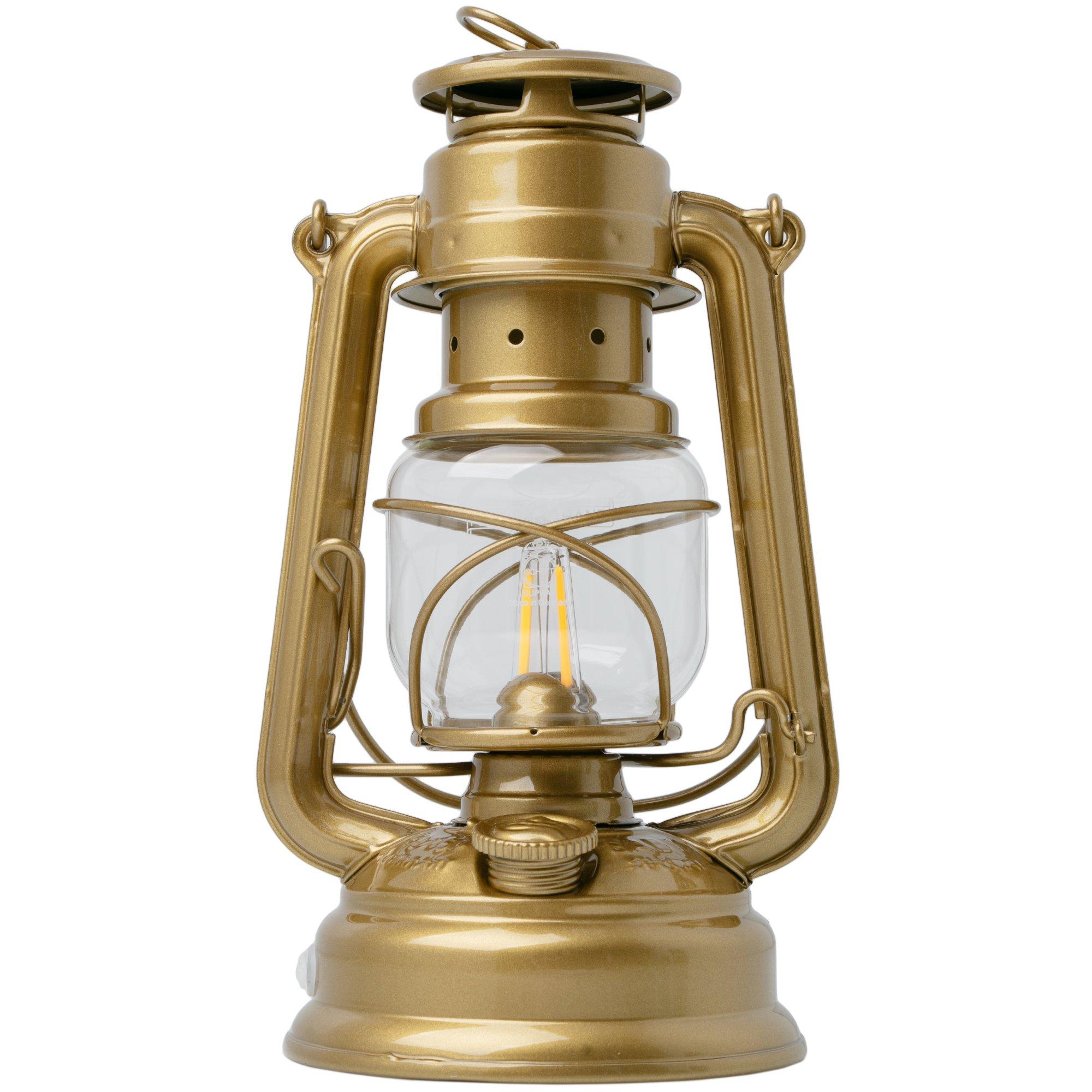 Feuerhand Baby Special 276 Gold, 276-LED-AU, LED hurricane lantern