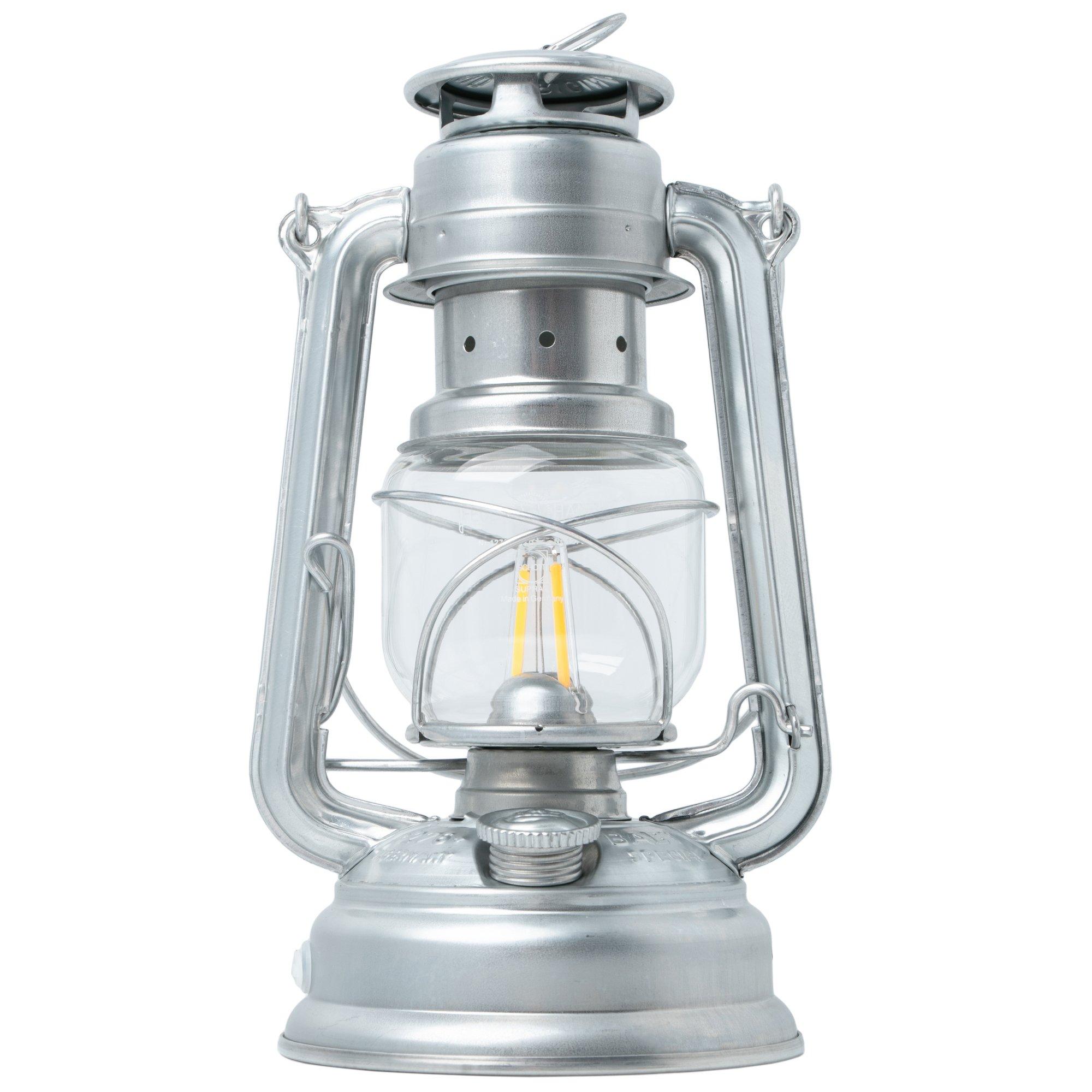 Feuerhand Baby Special 276 Zink, 276-LED-ZI LED, LED hurricane lantern