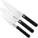 Afbeelding voor Fissler ProCut 001-019-03-000/0, 3-delige messenset met koksmes, santoku en universeelmes