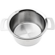 Fissler Phi Collection 016-113-20-000-0 kookpan, 20 cm, 3.2L, glazen deksel