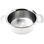 Obraz dla Garnek Fissler Phi Collection 016-123-20-000-0, niski, 20 cm, 2,3 L, szklana przykrywka