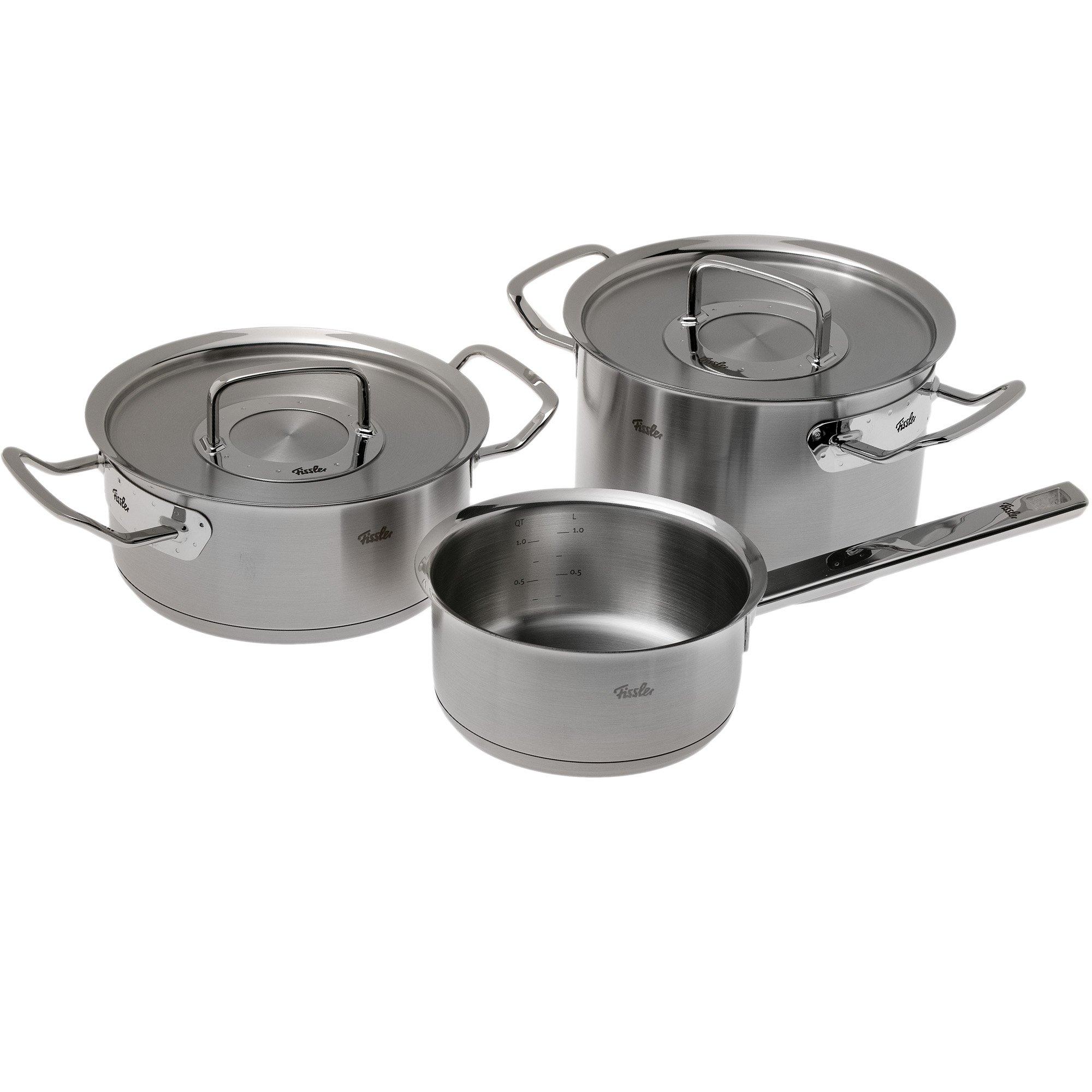 Fissler Original Profi Collection 084-128-03-000 3-piece pan set