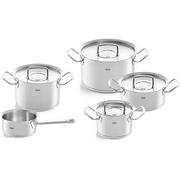 Fissler Original Profi Collection 084-129-05-000-0, set di pentole con coperchio in vetro, 5-pz