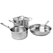 Fissler Original Profi Collection 084-378-03-000-0, conjunto de 3 panelas