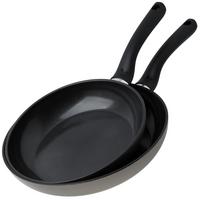 Afbeelding voor Fissler Essential 111-002-02-100-0 Gray/Black, 2-delige pannenset, 24 en 28 cm