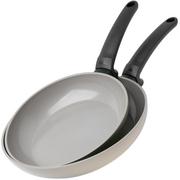 Afbeelding voor Fissler Ceratal Evo Classic 112-002-02-100-0 Warm Grey, 2-delige koekenpannenset, 24 en 28cm