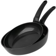 Afbeelding voor Fissler Ceratal Evo Comfort 113-001-02-100-0 Orbit Black, 2-delige koekenpannenset, 24 en 28cm