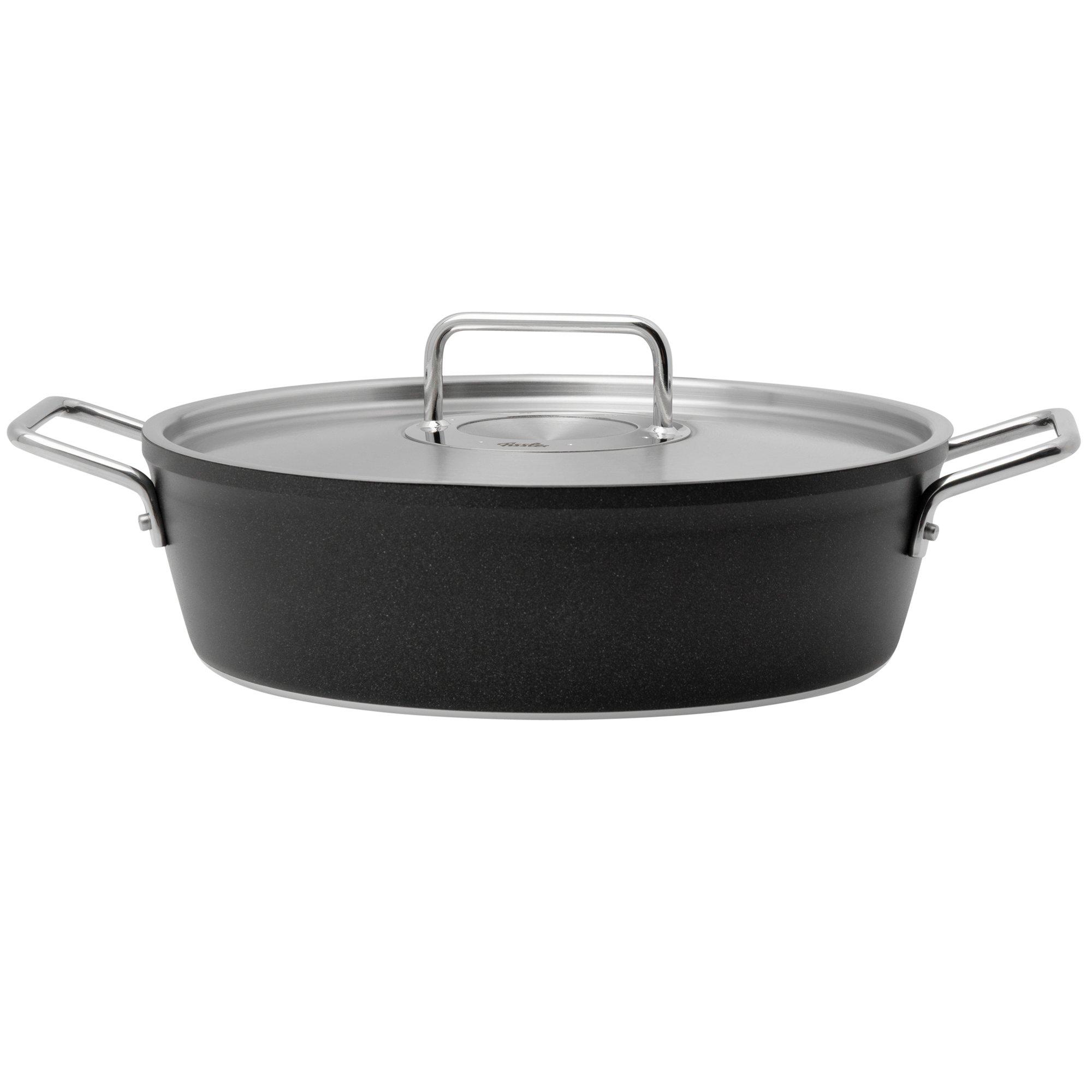 Garnek casserole Fissler Adamant 28cm, metalowa pokrywka