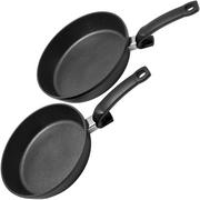 Fissler Adamant Comfort 159-105-02-101 frying pan set, 24 and 28 cm