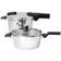 Afbeelding voor Fissler Vitaquick Elemental 600-460-13-080/0 Sage Green, 2-delige snelkookpanset met glazen deksel, 22 cm, 6l en 3,5l