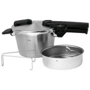 Bild für Fissler Vitaquick Premium 602-210-02-070-0 Schnellkochtopf mit Dämpfeinsatz, 18 cm, 2,5 L