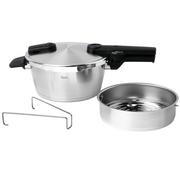 Bild für Fissler Vitaquick Premium 602-410-03-070-0 Schnellkochtopf mit Dämpfeinsatz, 22 cm, 3,5 L