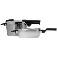 Image for Fissler Vitaquick Premium 602-410-11-000-0, 2-piece pressure cooker set, 22 cm, 2.5 and 4.5 litres