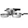 Bild für Fissler Vitaquick Premium 602-410-11-070-0 Schnellkochtopf mit Dämpfeinsatzset, 2-teiliges Set 2,5 L, 4,5 L