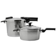 Fissler Vitaquick Premium 602-410-13-080-0, 2-piece pressure cooker set 22 cm, 3.5 L and 6.0 L