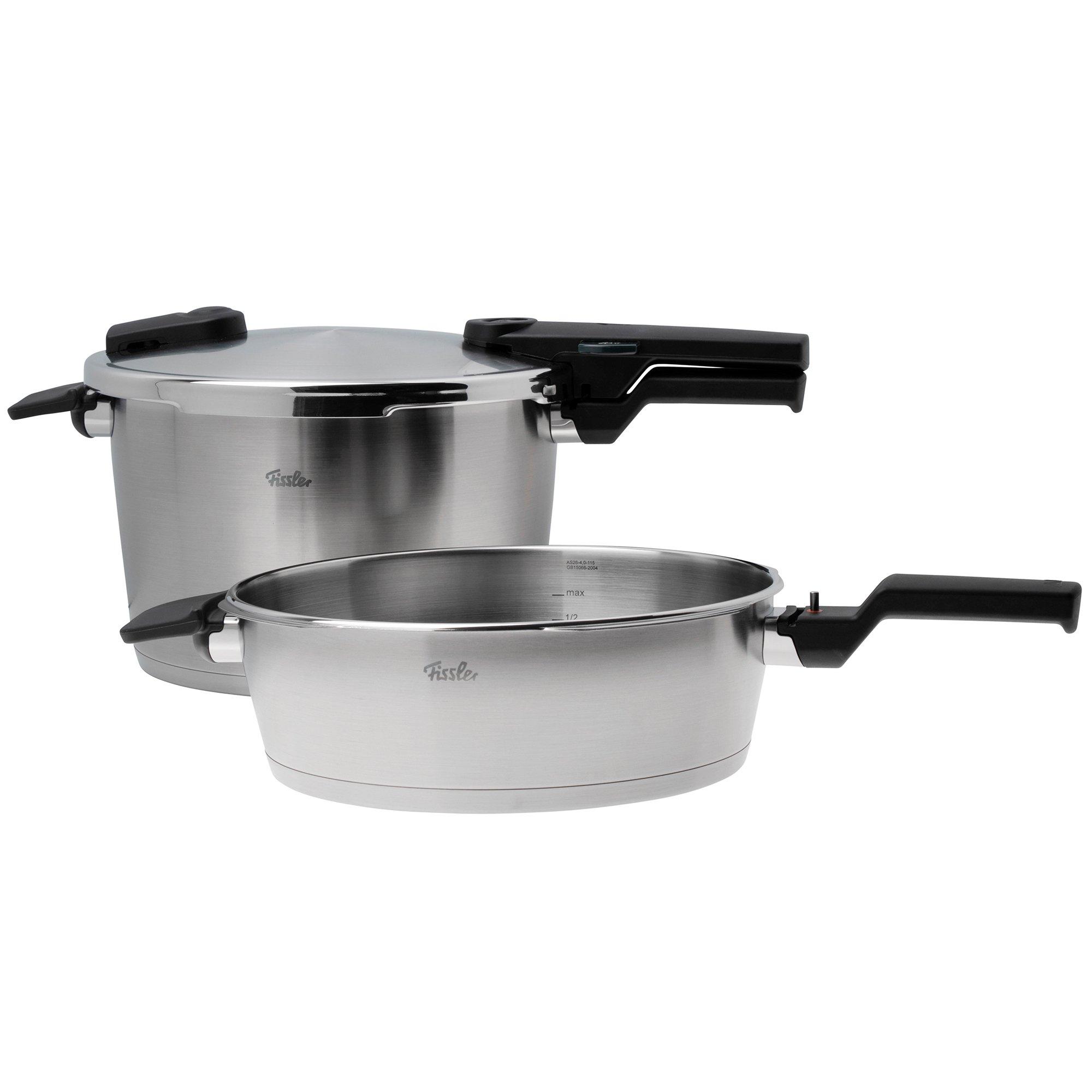 Zestaw szybkowarów Fissler Vitaquick Premium 602-810-11-000-0, 2-częściowy, 26 cm, 4.0 i 8.0 l