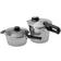Bild für Fissler Vitavit Premium 622-412-13-090, 4-teiliges Schnellkochtopf-Set mit Dampfeinsatz und Deckel