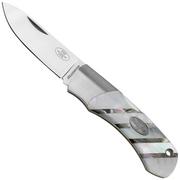 Fällkniven FH9MOPP, Satin 3G, Mother of Pearl cuchillo de caballero