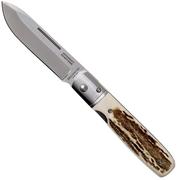 Fällkniven GPs Gentleman's Pocket Knife Stag, chifre de veado