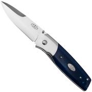 Fällkniven PXLbs Juma, Satin Elmax, Blue Snake cuchillo de caballero