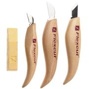 Immagine per Flexcut Chip Carving Set 3-Piece KN115, set di coltelli per intaglio del legno