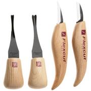 Image for Flexcut Beginner Palm & Knife Set KN600, wood carving knife