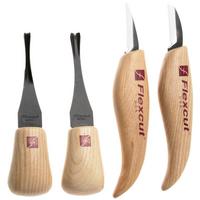 Image for Flexcut Beginner Palm & Knife Set KN600, wood carving knife