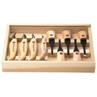 Afbeelding voor Flexcut Deluxe Palm & Knife Set KN700, houtsnijset