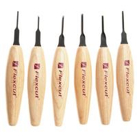 Afbeelding voor Flexcut Mixed Profile Micro Tool Set 1.5 mm MT910, microgutsenset, 6-delig
