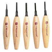 Afbeelding voor Flexcut Mixed Profile Micro Tool Set 3 mm MT930, microgutsenset, 5-delig