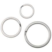 Afbeelding voor Flytanium Split Key Rings FLY-0640, Titanium Stonewashed, sleutelringen, driedelige set