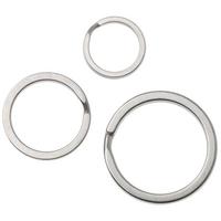 Afbeelding voor Flytanium Split Key Rings FLY-0640, Titanium Stonewashed, sleutelringen, driedelige set