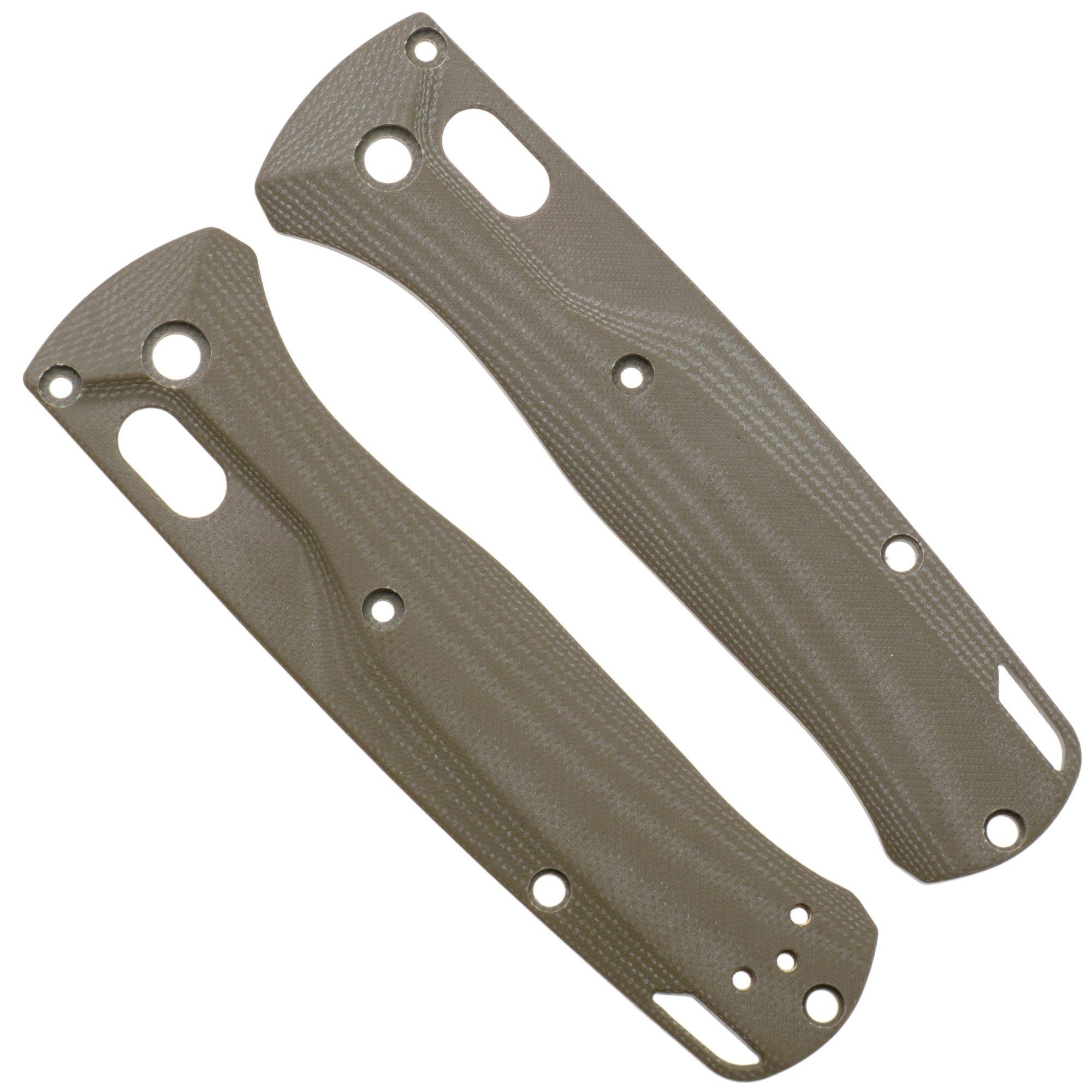 Flytanium Benchmade Bugout Crossfade Scales FLY-0874, OD Green G10, handgreepschalen