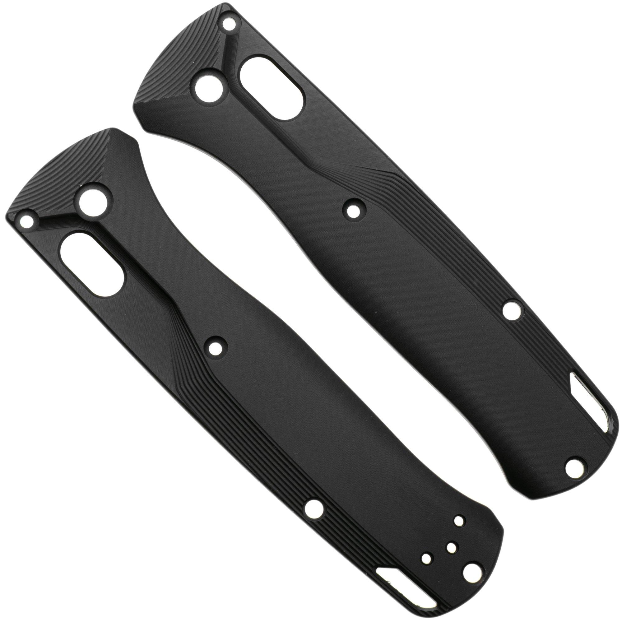 Flytanium Benchmade Bugout Crossfade Scales FLY-0902, Black Titanium, Griffschalen