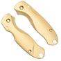 Obraz dla Okładziny Flytanium Spyderco Para 3 Scales, Lotus Brass