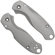 Flytanium Spyderco Para 3 Scales, Lotus Blasted Titanium, plaquettes de manche