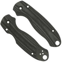 Image pour Flytanium Spyderco Para 3 Scales, Lotus Black Linen Micarta, plaquettes de manche