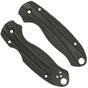 Image for Flytanium Spyderco Para 3 Scales, Lotus Black Linen Micarta