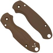 Flytanium Spyderco Para 3 Scales, Lotus Earth Brown G10, Griffschalen