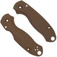 Image for Flytanium Spyderco Para 3 Scales, Lotus Earth Brown G10